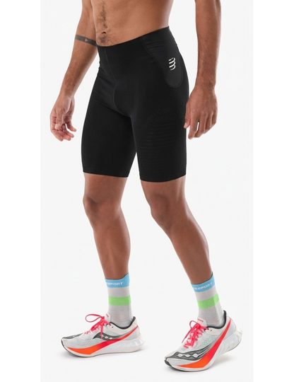 Compressport Run Under Control Short Para Hombre - Black