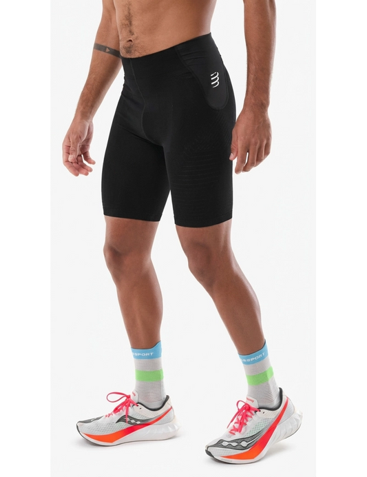 Compressport Run Under Control Short Para Hombre - Black
