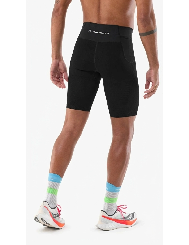 Compressport Run Under Control Short Para Hombre - Black