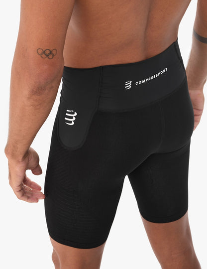 Compressport Run Under Control Short Para Hombre - Black